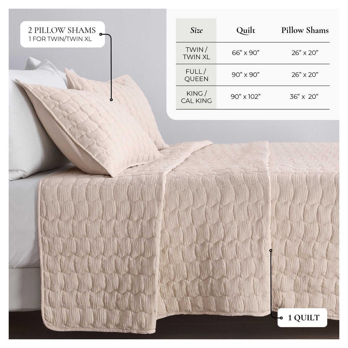 Gauze Quilt Set – Wave Stitch Collection